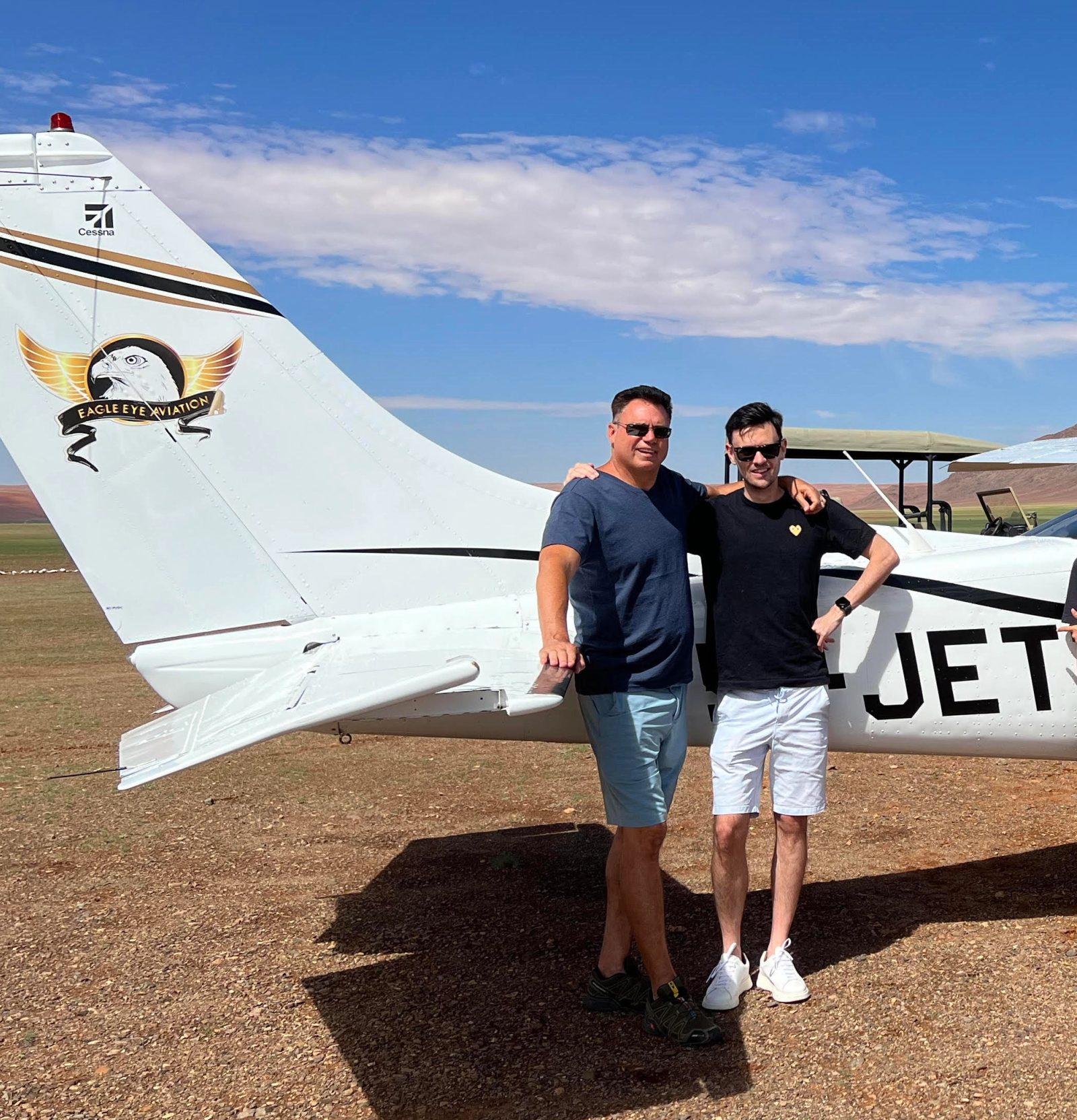 Ric and I in Namibia earlier this year