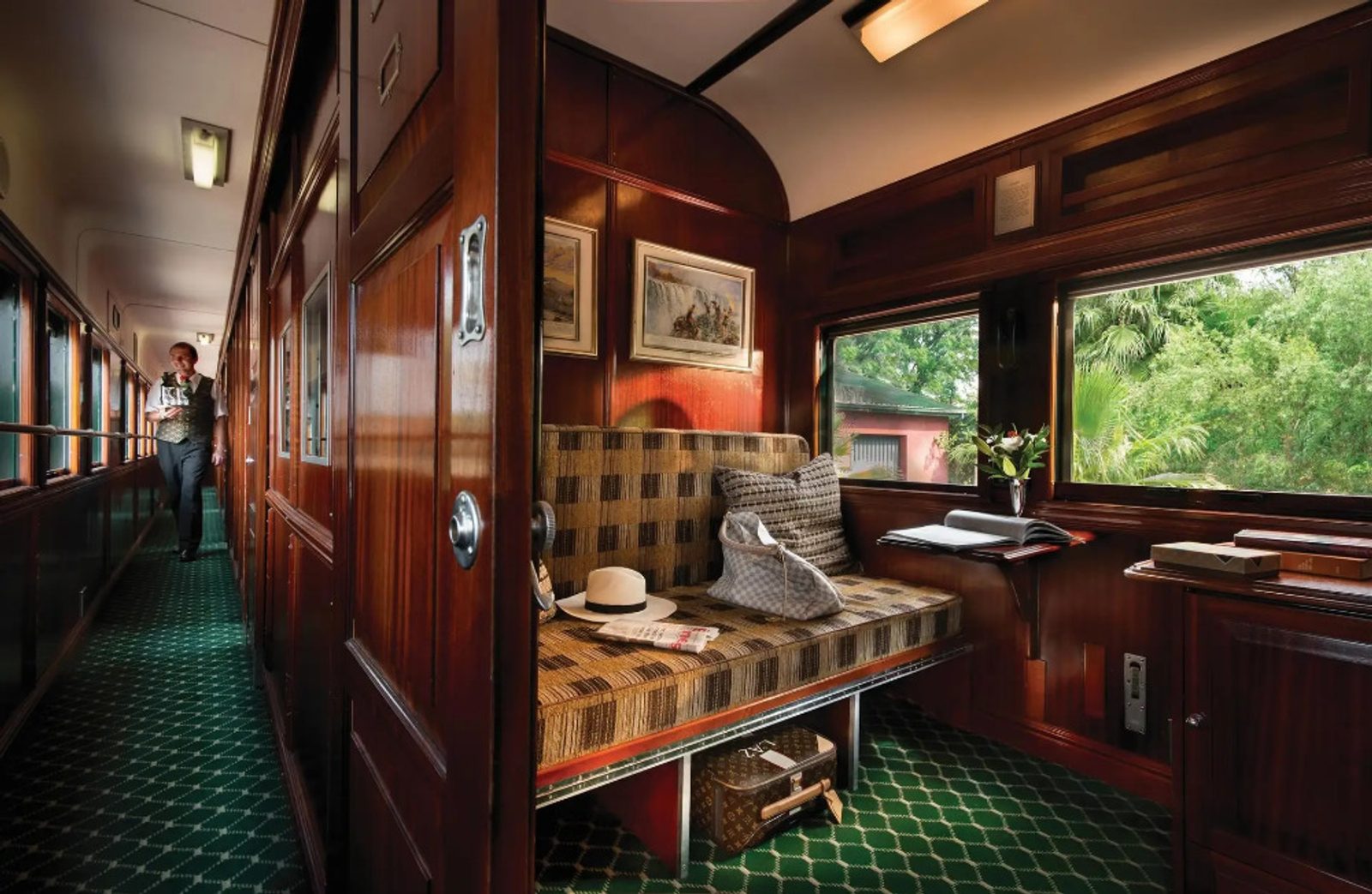 The Pullman suite on Rovos Rail.